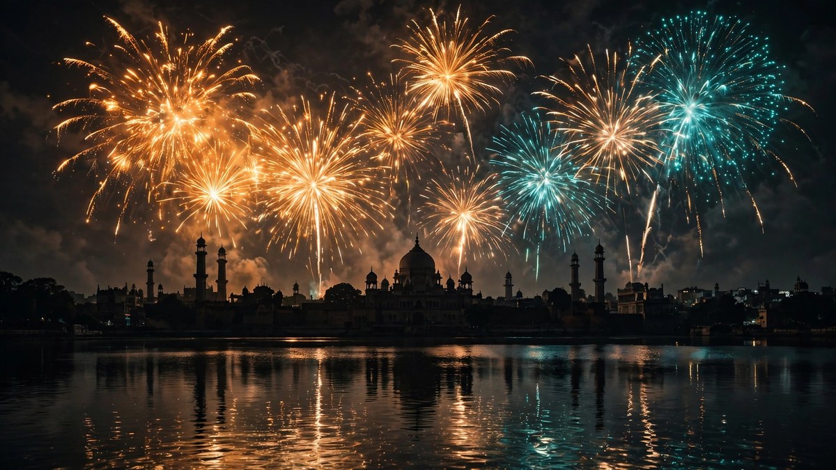 Fireworks on Canvas